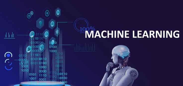 A visual representation of machine learning, AI, and data processing. Overview of Machine Learning Concepts