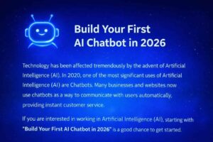 Home 4 Build your first AI chatbot in 2026 using Python frameworks and AI chatbot development tools