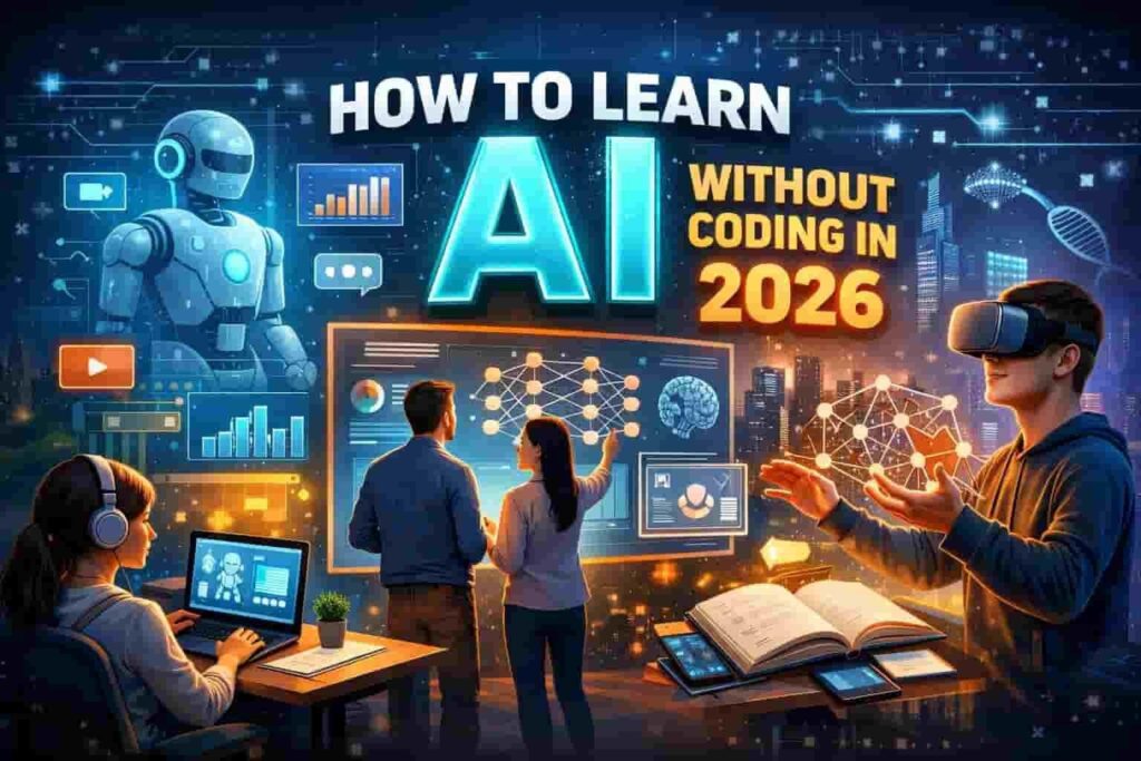 How to Learn AI Without Coding in 2026: A Complete Beginner’s Guide